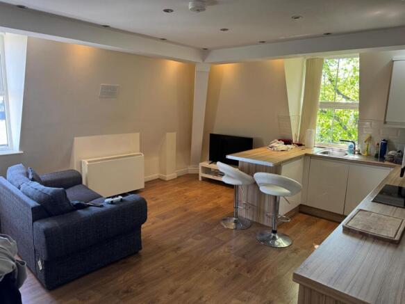 Flat E, 2 Moorgate Ave LR and Kitchen.jpeg