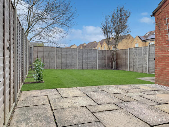 Patio and grass