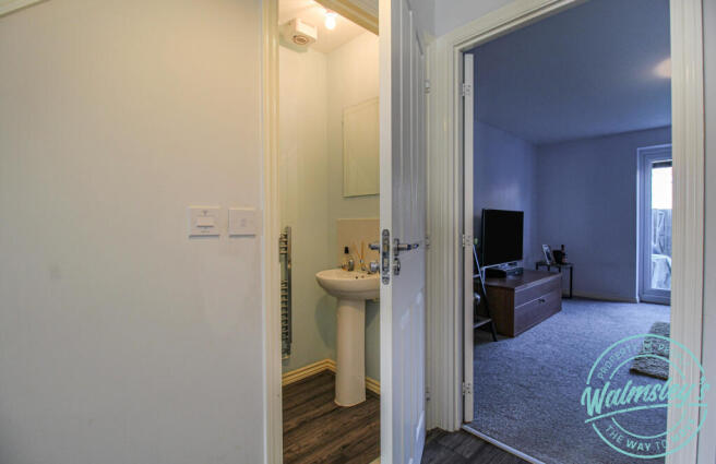 Ground floor cloakroom