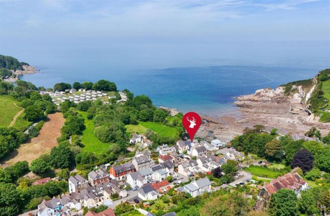 Drone View out to Sea