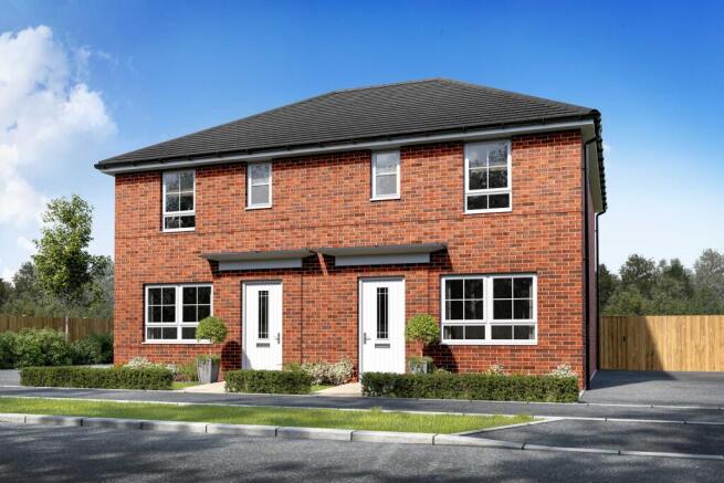 Exterior CGI view of our 3 bed Ellerton home