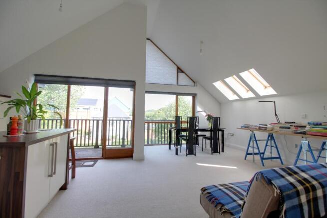 Open plan living area