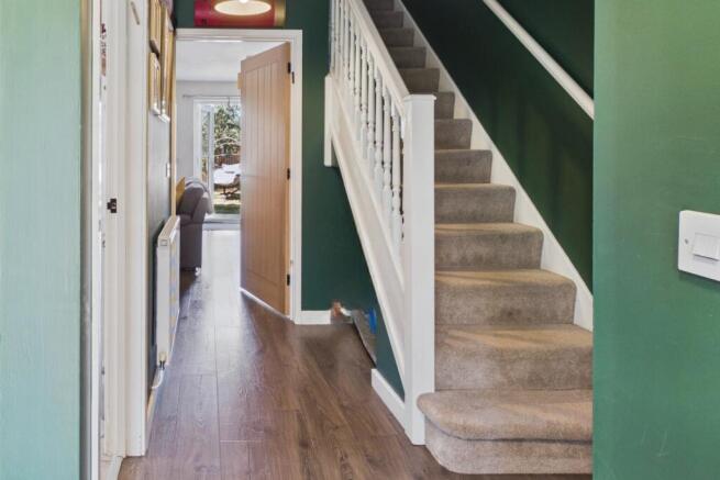 A warm and welcoming entrance to this gorgeous ho