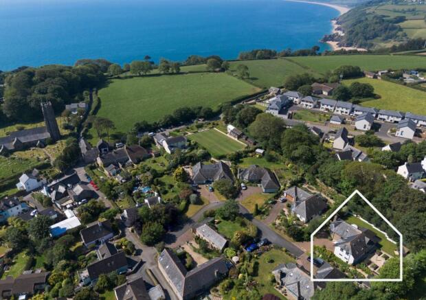 Drone Shot_7 Manor Court, Stoke Fleming, Dartmouth