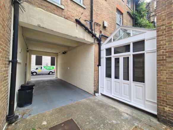 External view of meeting room and more alley