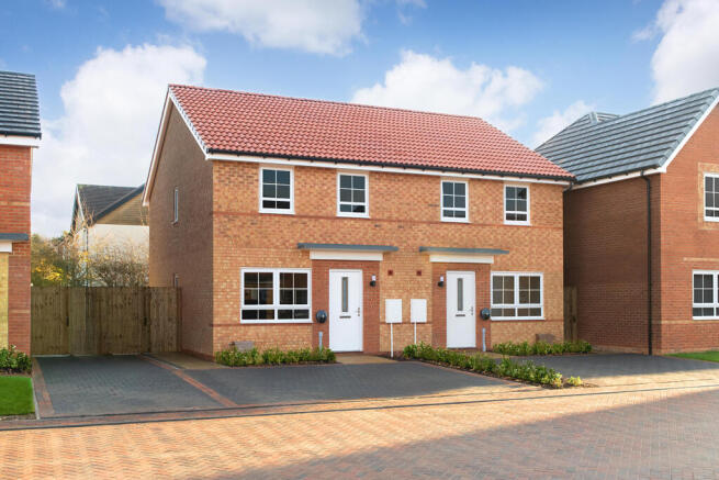 The exterior of Plot 607 The Howden at The Sands, Bridlington
