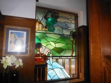 Stained glass window