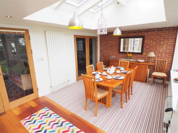 Superb Family Room With Velux Roof Lights 968