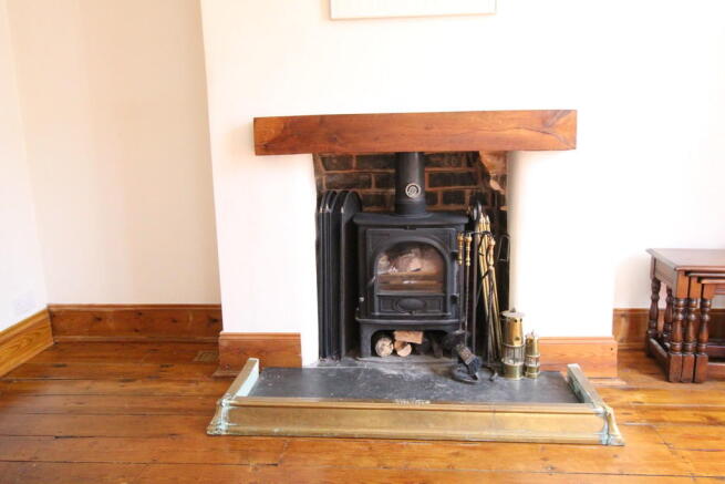 Fireplace and Log...