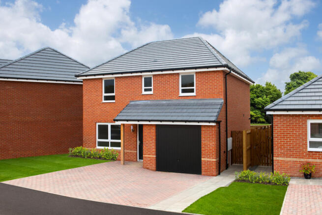 Outside view of 4 bedroom Blackbird home