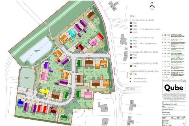 Land to the west of Benns Lane, Terrington St Clement, Norfolk, PE34 4LL