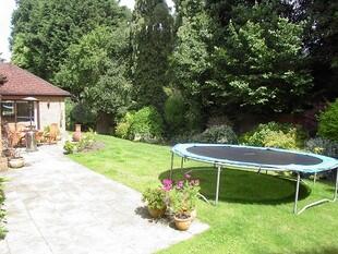 Space for the trampoline