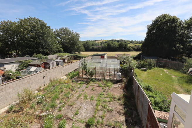 Overview of the garden and views beyond