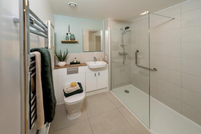 Typical shower room