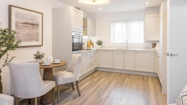kitchen / living room of apartment for sale in winchester