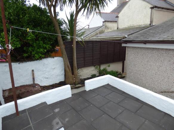 Rear courtyard