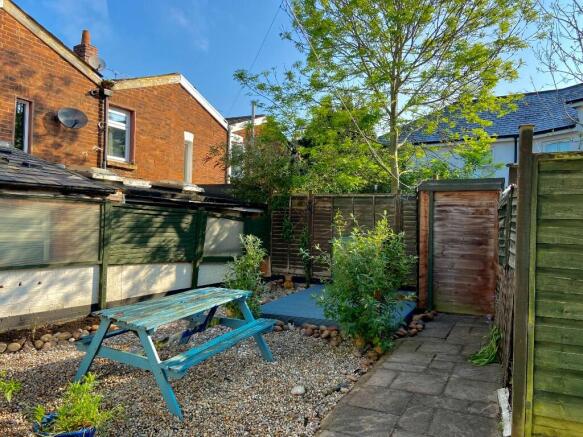 Lovely rear courtyard
