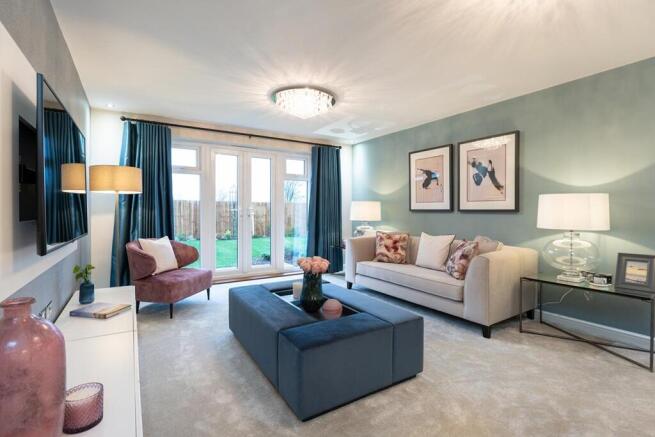 Watch the kids in the garden from your lounge