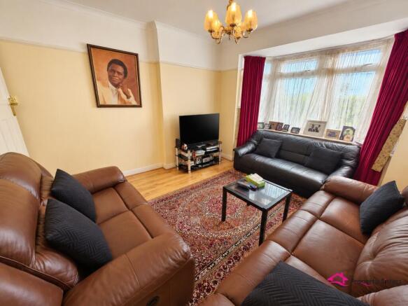 Living Room with Bay Window