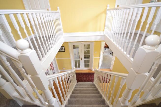 Down stairs