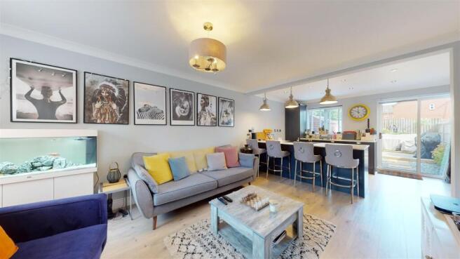 Open Plan Living Room & Kitchen