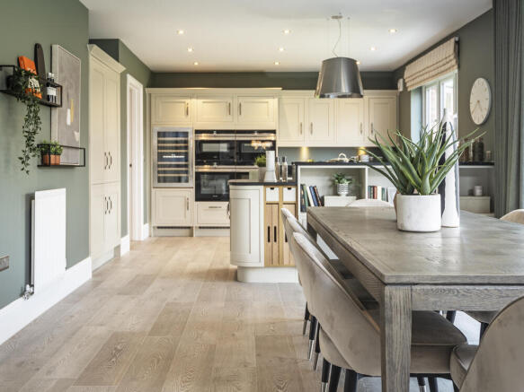 Blenhem kitchen and dining area