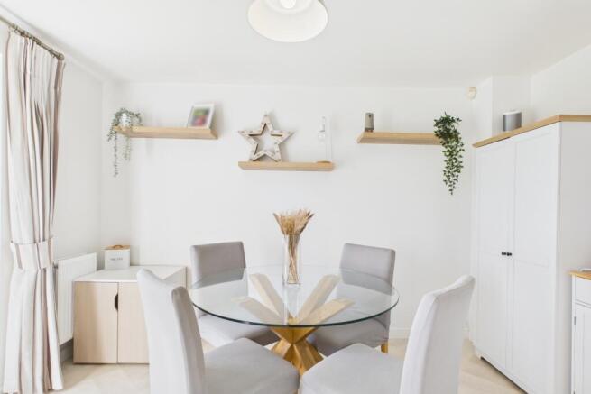 Dining area perfect for family meal times or enter