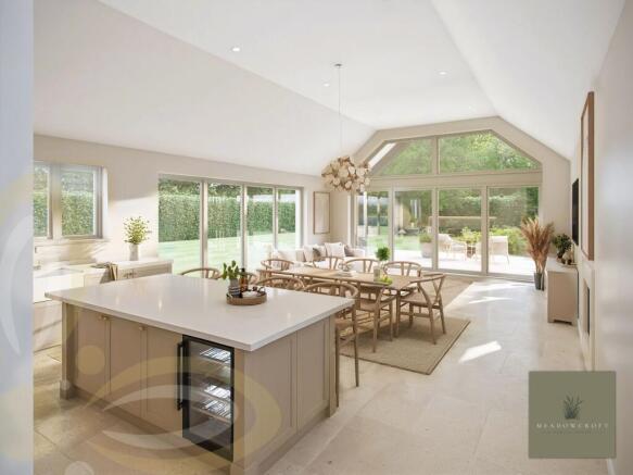 CGI Kitchen and open aspect