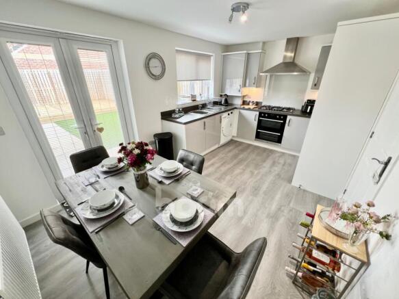 Crompton Way, North Newmoor, Irvine dining kitchen