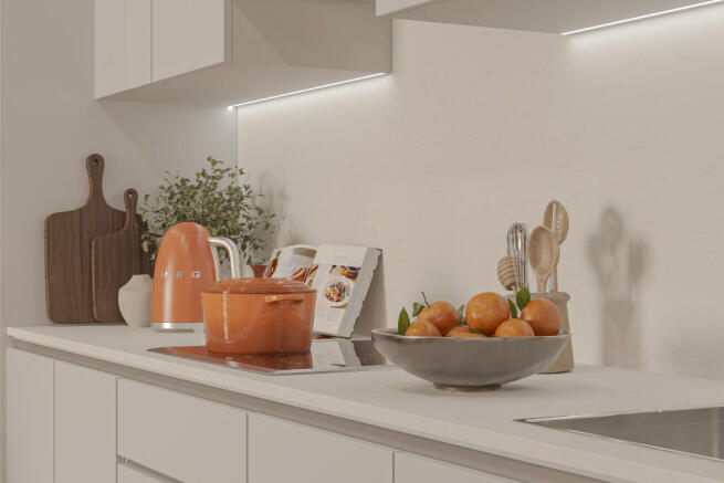 Marquise Residences - White Kitchen