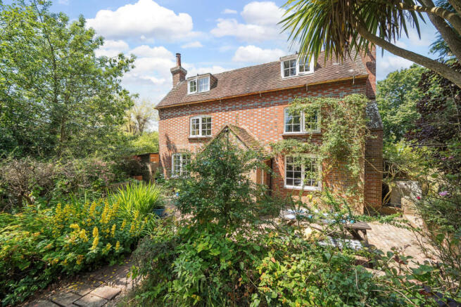 Attractive front elevation and private front garden