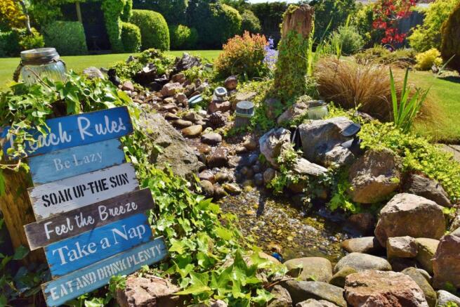 Rear pond