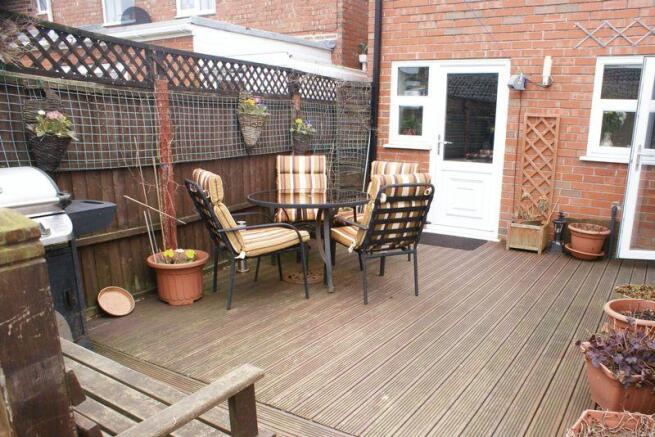 Rear Decked Patio