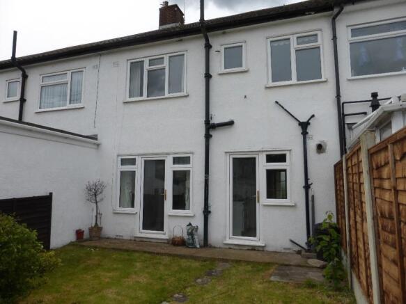 rear of property