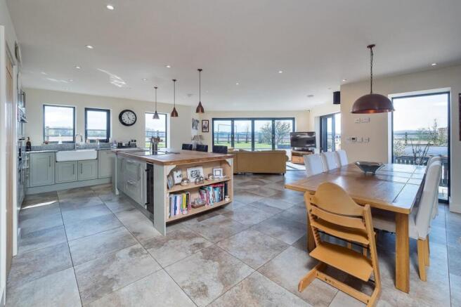 Open plan kitchen