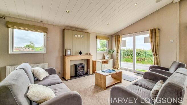 Willerby Everleigh open plan holiday home interior
