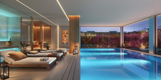Interior swimming pool