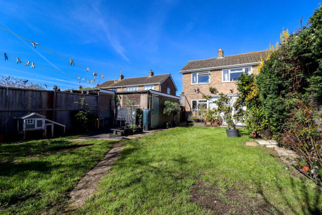 Rear of house