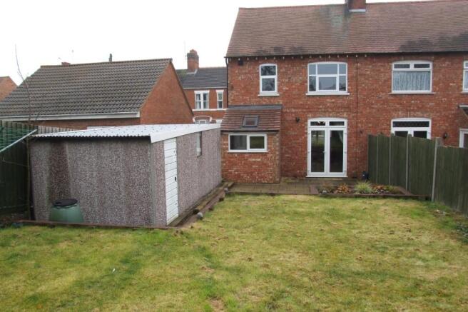 Rear of property