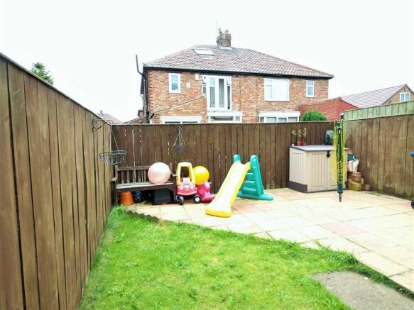 Rear garden