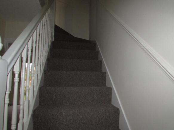 Stairs to landing