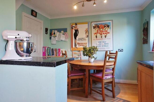 family room/dining area