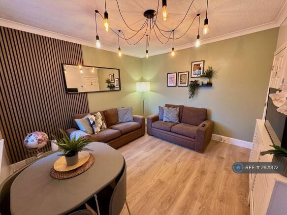 Living Room With Smart Tv