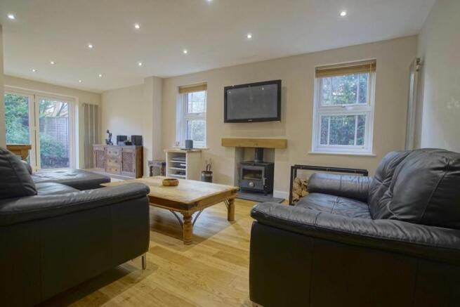Open plan living area