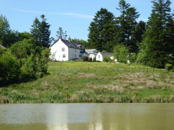 House from lake