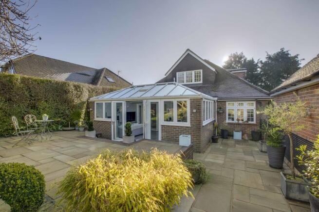Rear of property