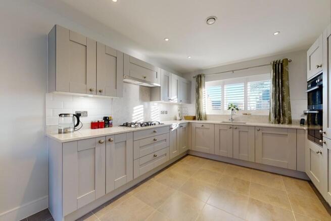Kitchen with granite