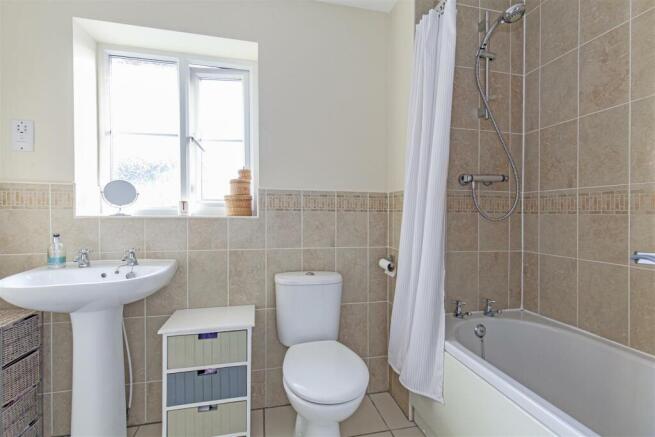 Partly Tiled Family Bathroom