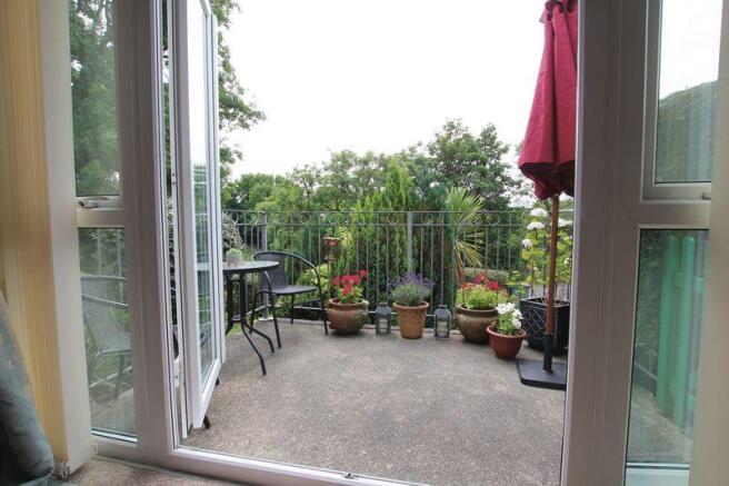 Patio off the ...
