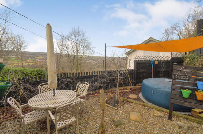 Hot tub area